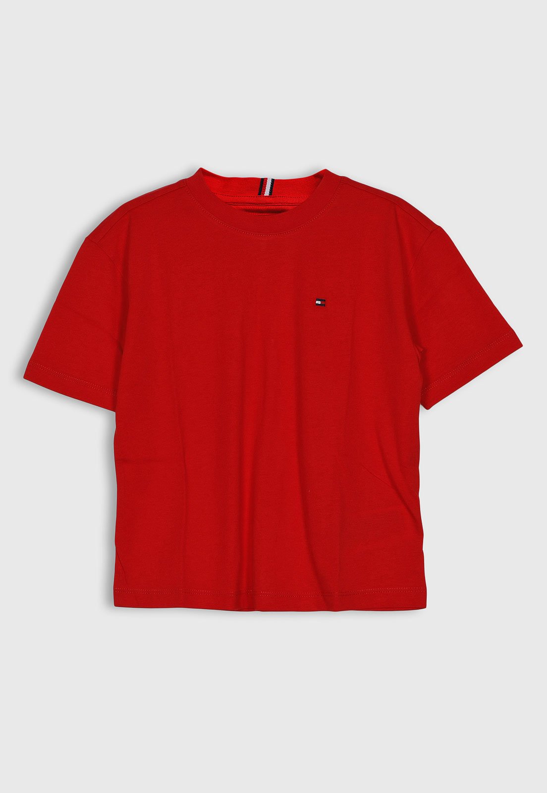 Infantil - Camiseta Tommy Hilfiger Regular Vermelha