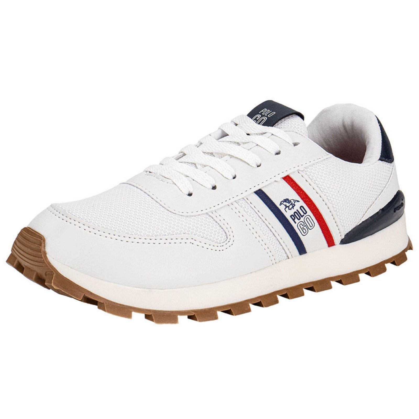 Tênis Masculino Casual Polo Go Go477 6740477 Branco