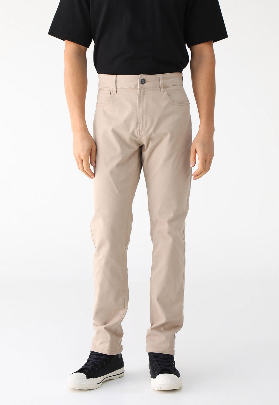 Calça Sarja Hering Slim Lisa Bege