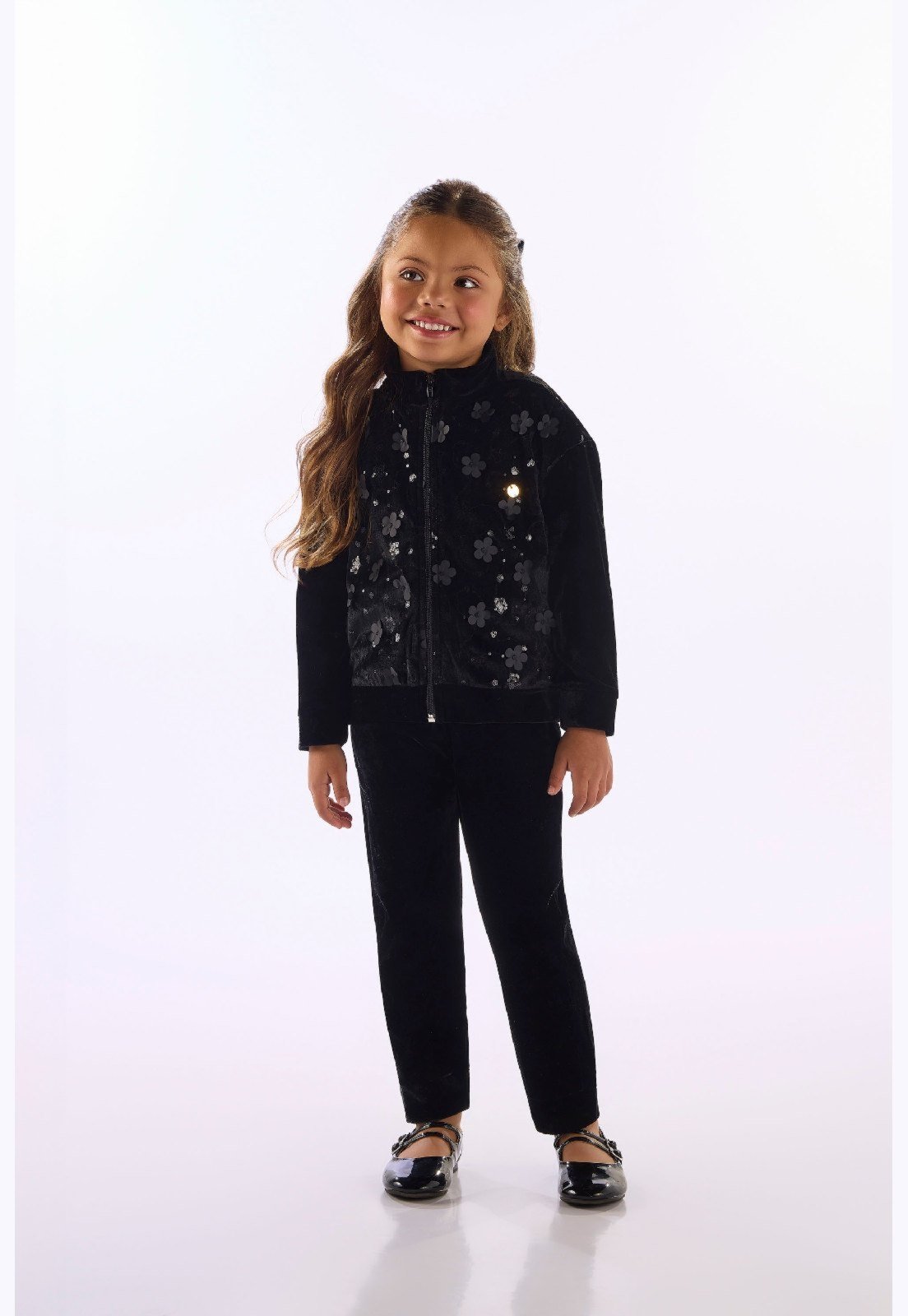 Infantil - Conjunto Jaqueta Calça Up Baby Preto