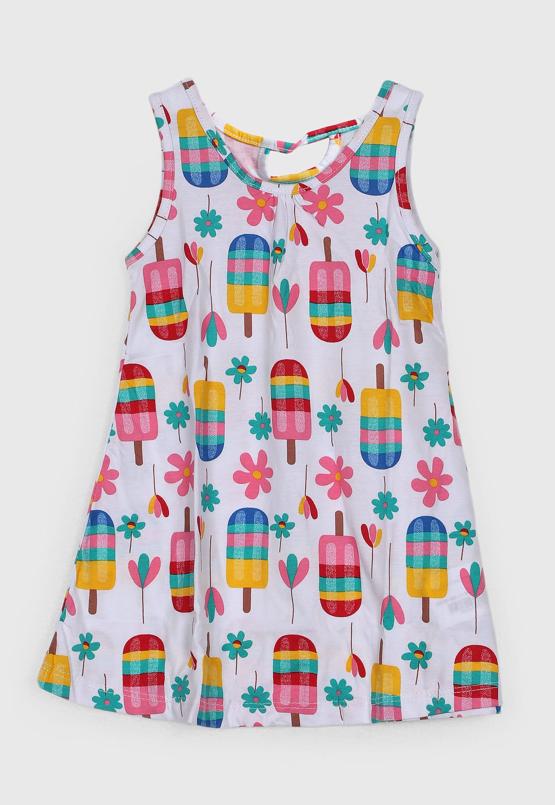 Vestido Kyly Picoles Branco
