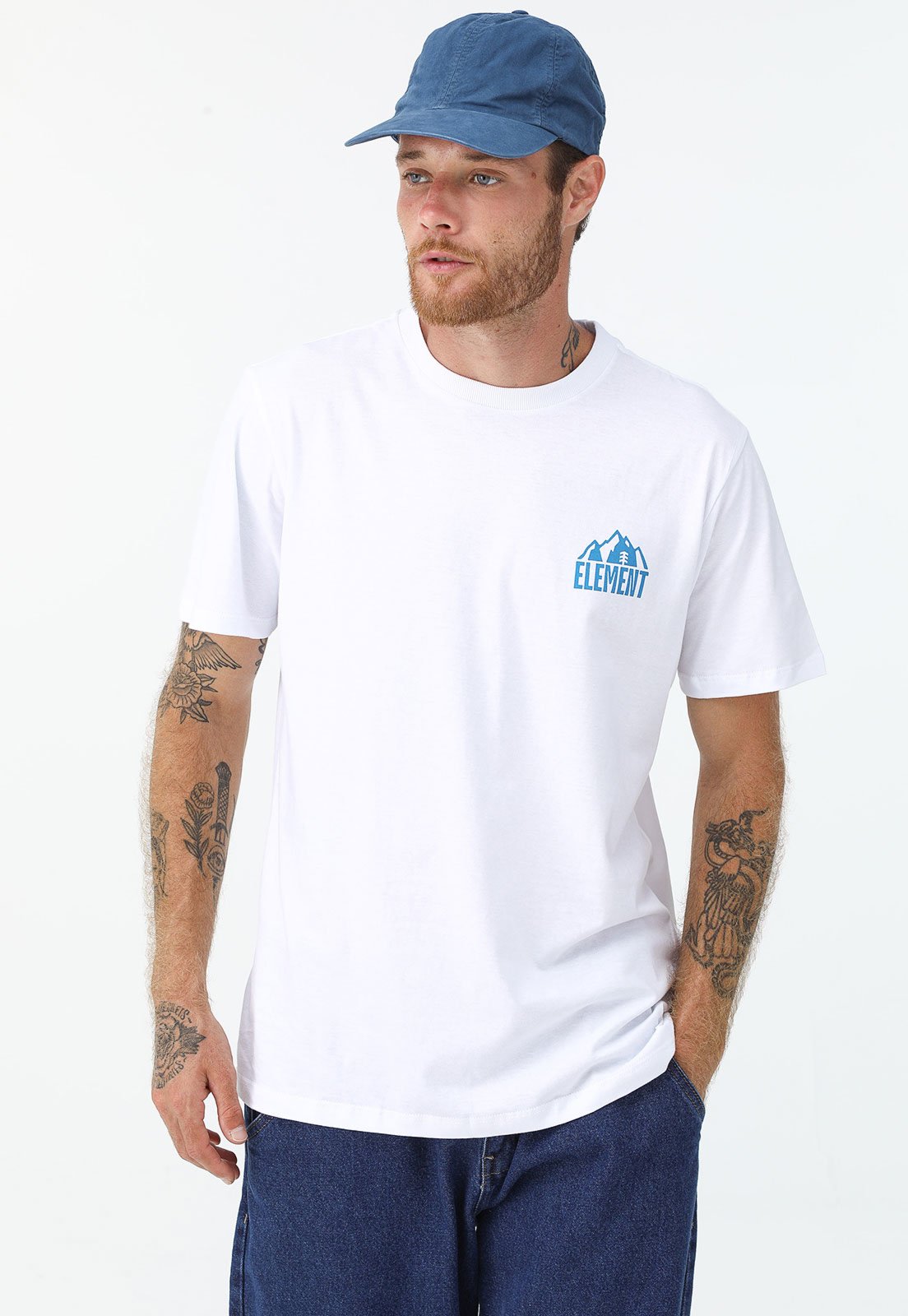 Camiseta Element Reta Places Branca