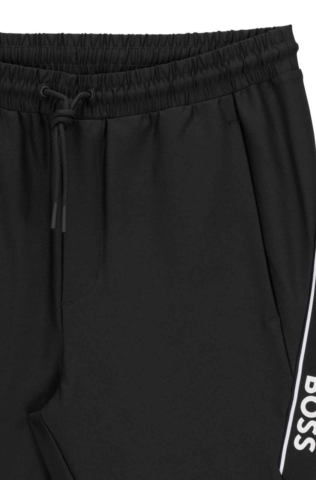 Vista 3 Calça Tracksuit Slim Fit Com Fita De Logotipo Boss preto Boss preto