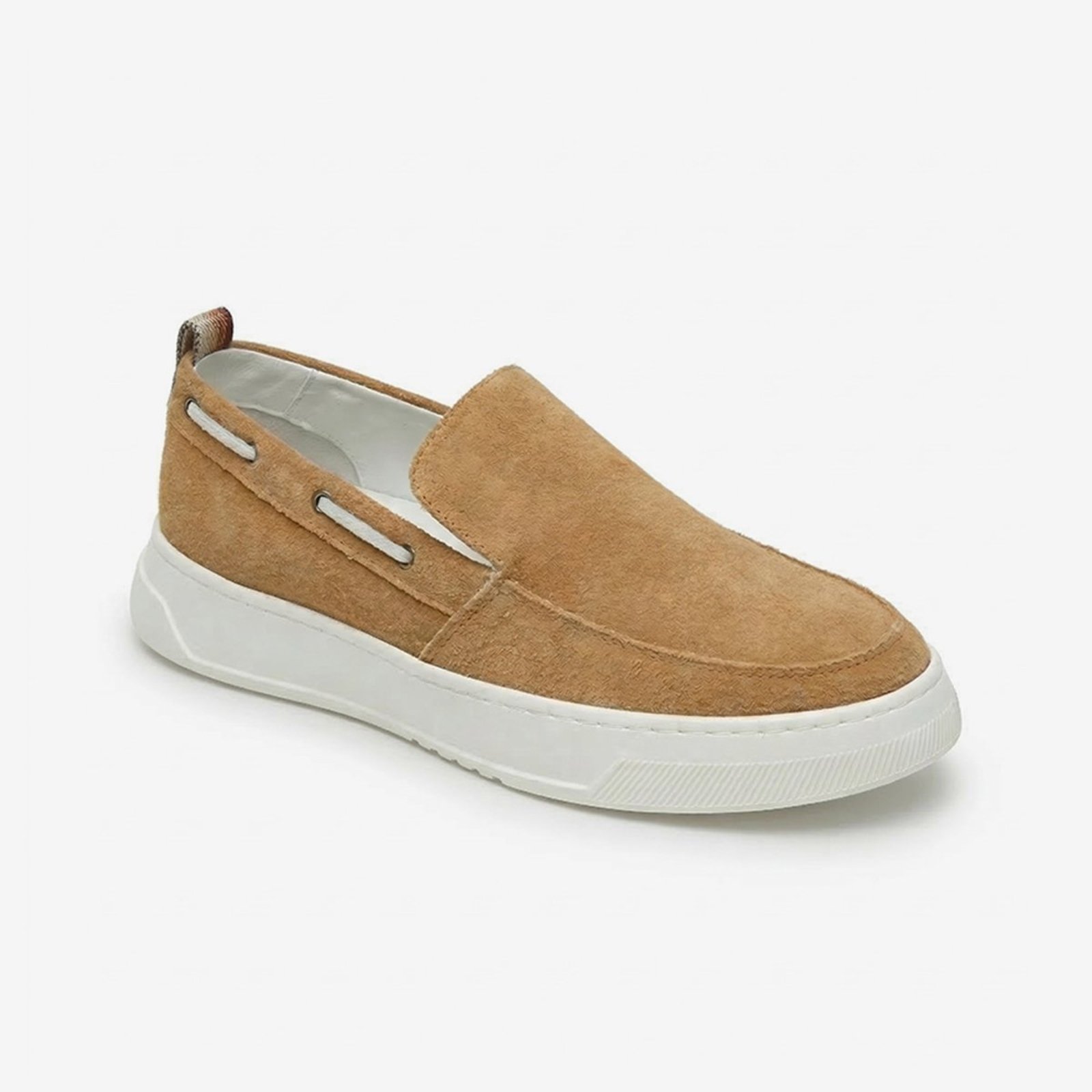 Mocassim Masculino Couro Legítimo Sola EVA Ultra Leve 300gr Cloud Allure Macio Camel