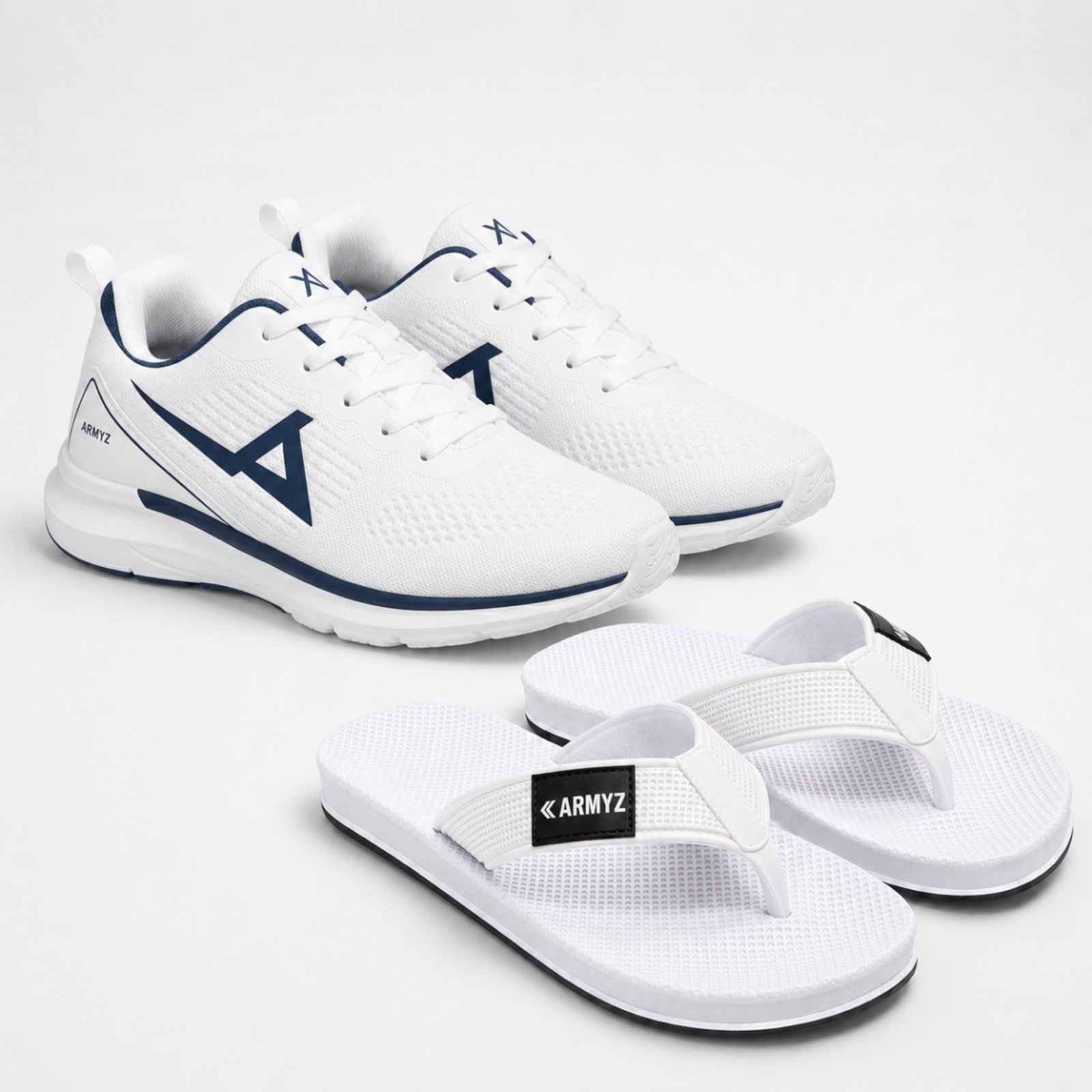 Kit Tênis Masculino Esportivo Casual Leve+ Chinelo Masculino Macio Leve Antiderrapante