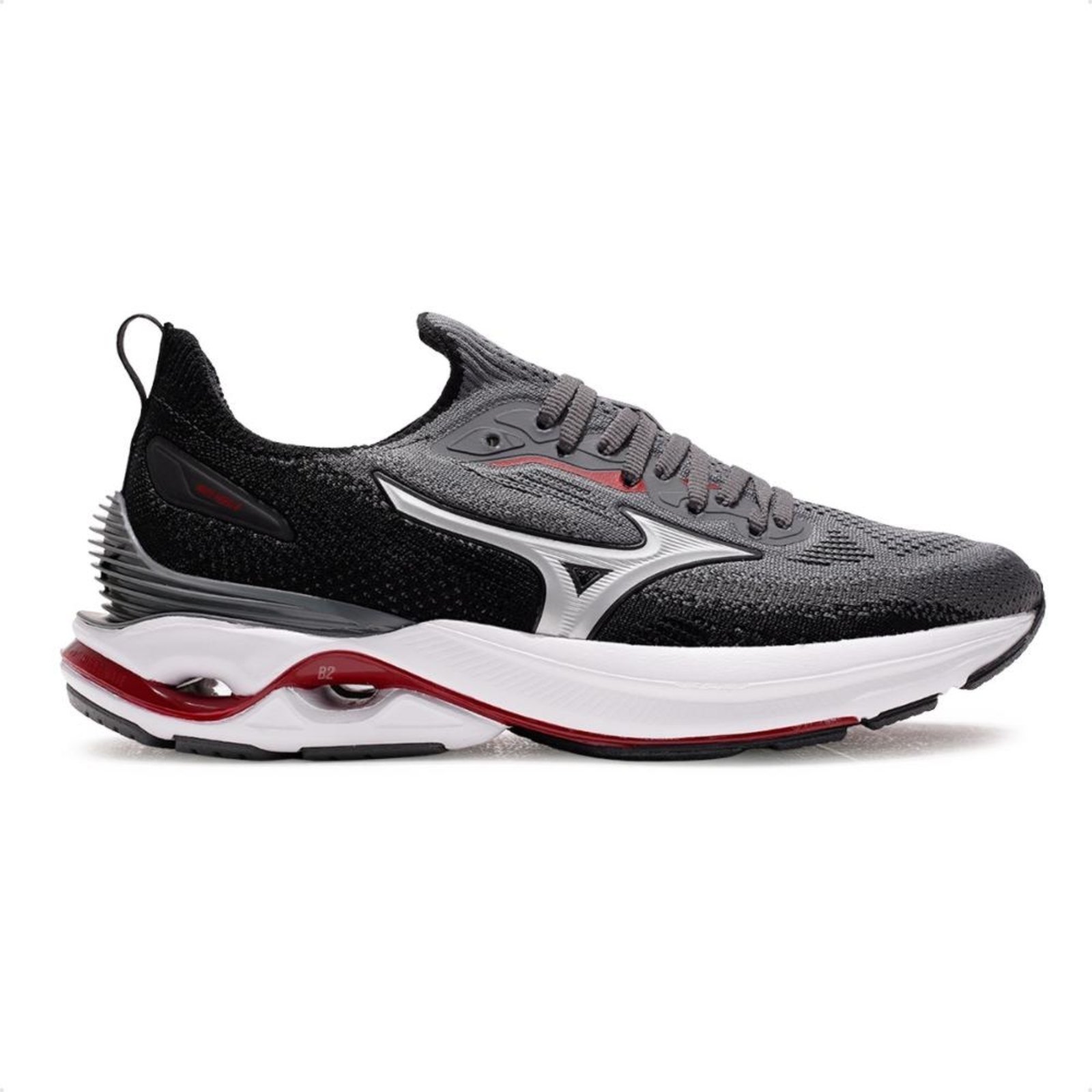 Tênis Mizuno Wave Mirai 8 Masculino Cinza