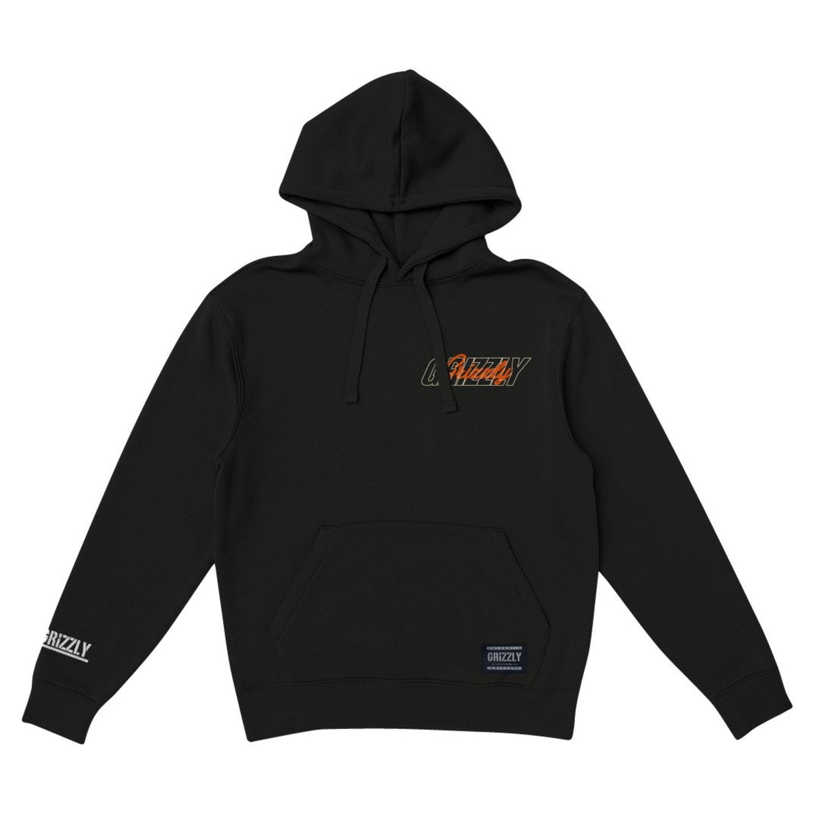 Moletom Grizzly Down The Line Hoodie - BLACK