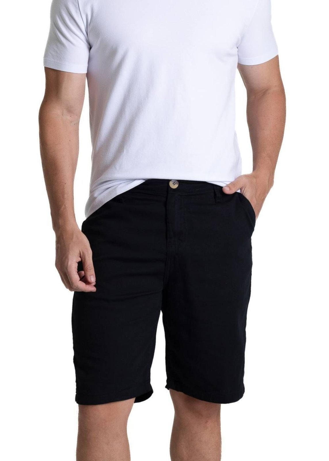 Bermuda Linho Sawary – 281160 – Preto – Sawary