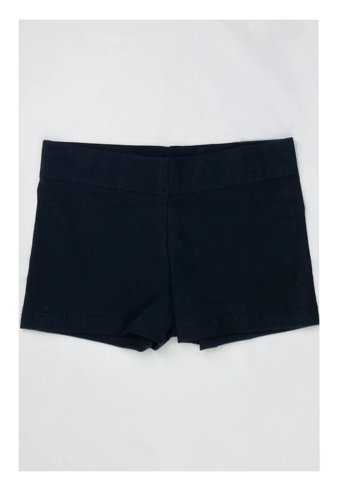 Infantil - Short Avulso Preto Basic Lilimoon 14 Preto