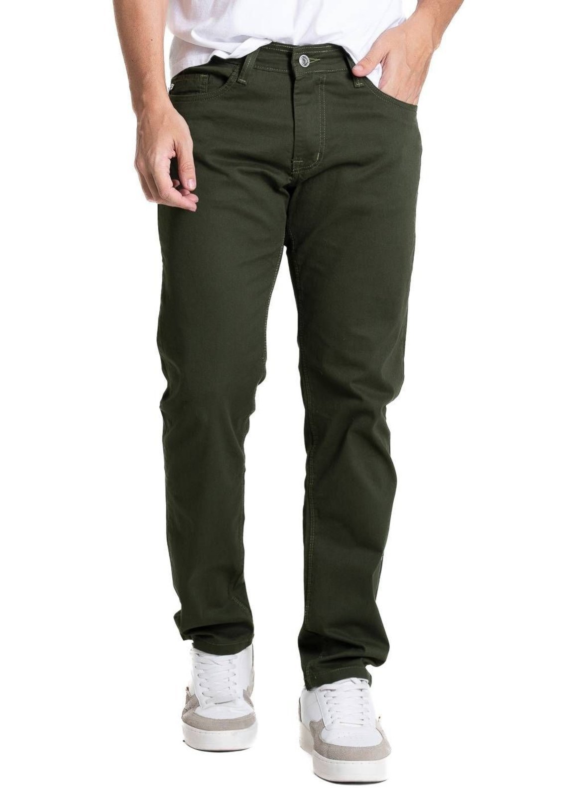 Calça Sarja Sawary Slim - 282019 - Verde - Sawary