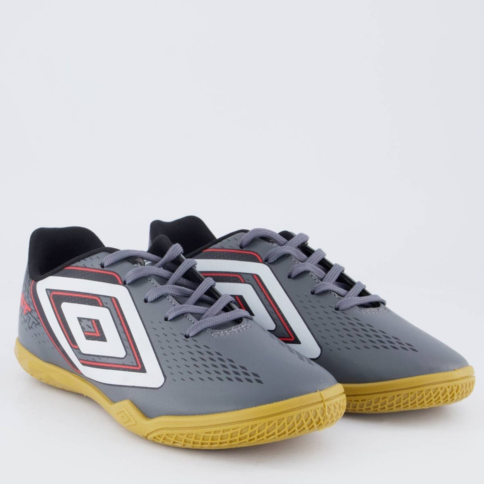 Vista 3 Chuteira Umbro Fast II Futsal Juvenil laranja Umbro laranja