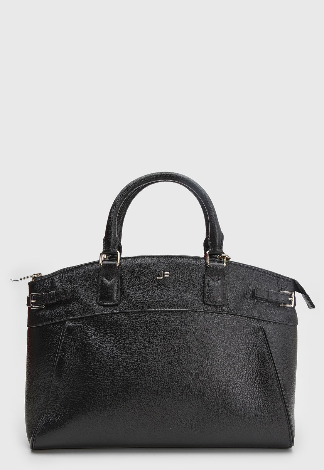 Bolsa Feminina Jorge Bischoff Grande Texturizada Preta