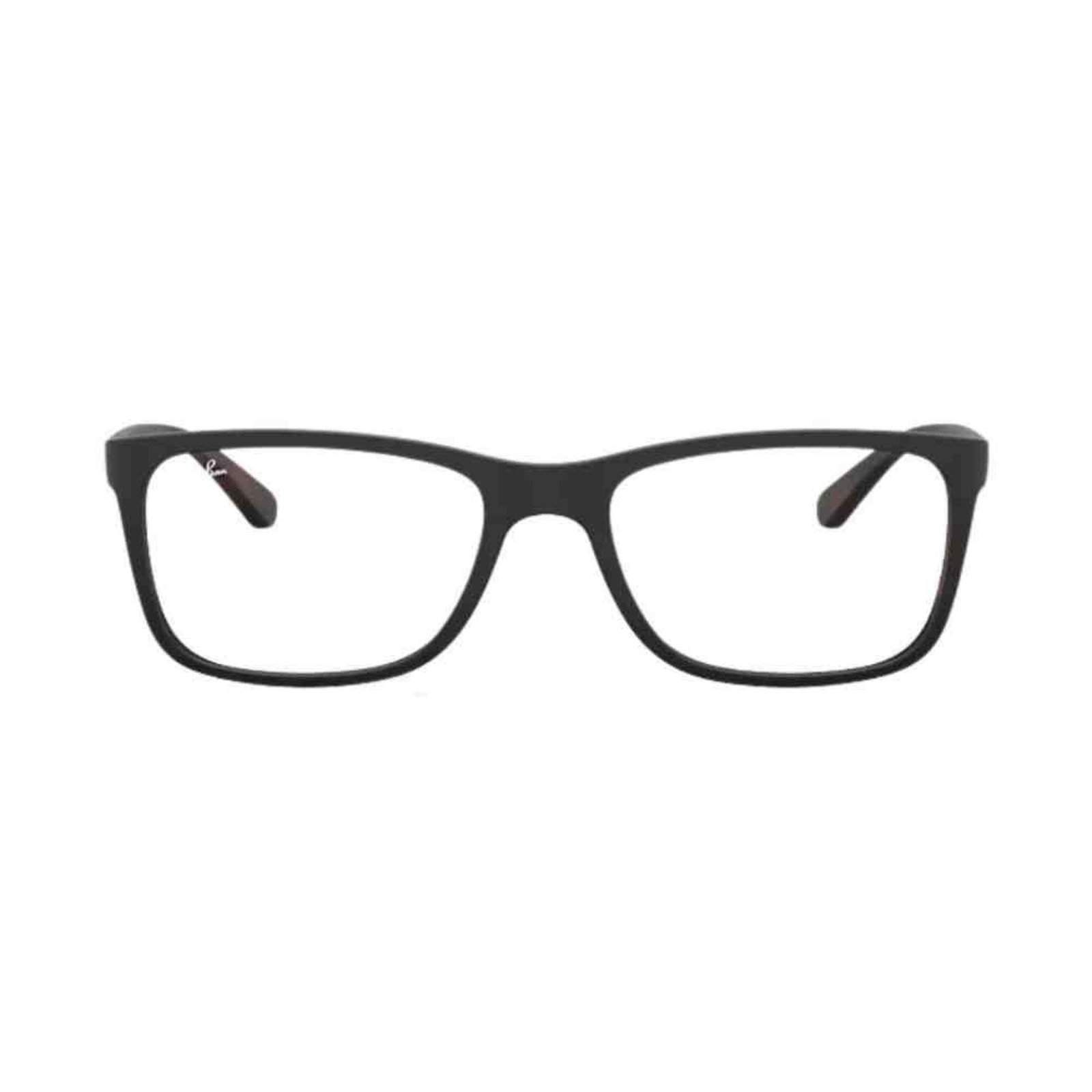 Armação de Grau Ray-Ban Retangular Preto 0RX7027L 5924 56