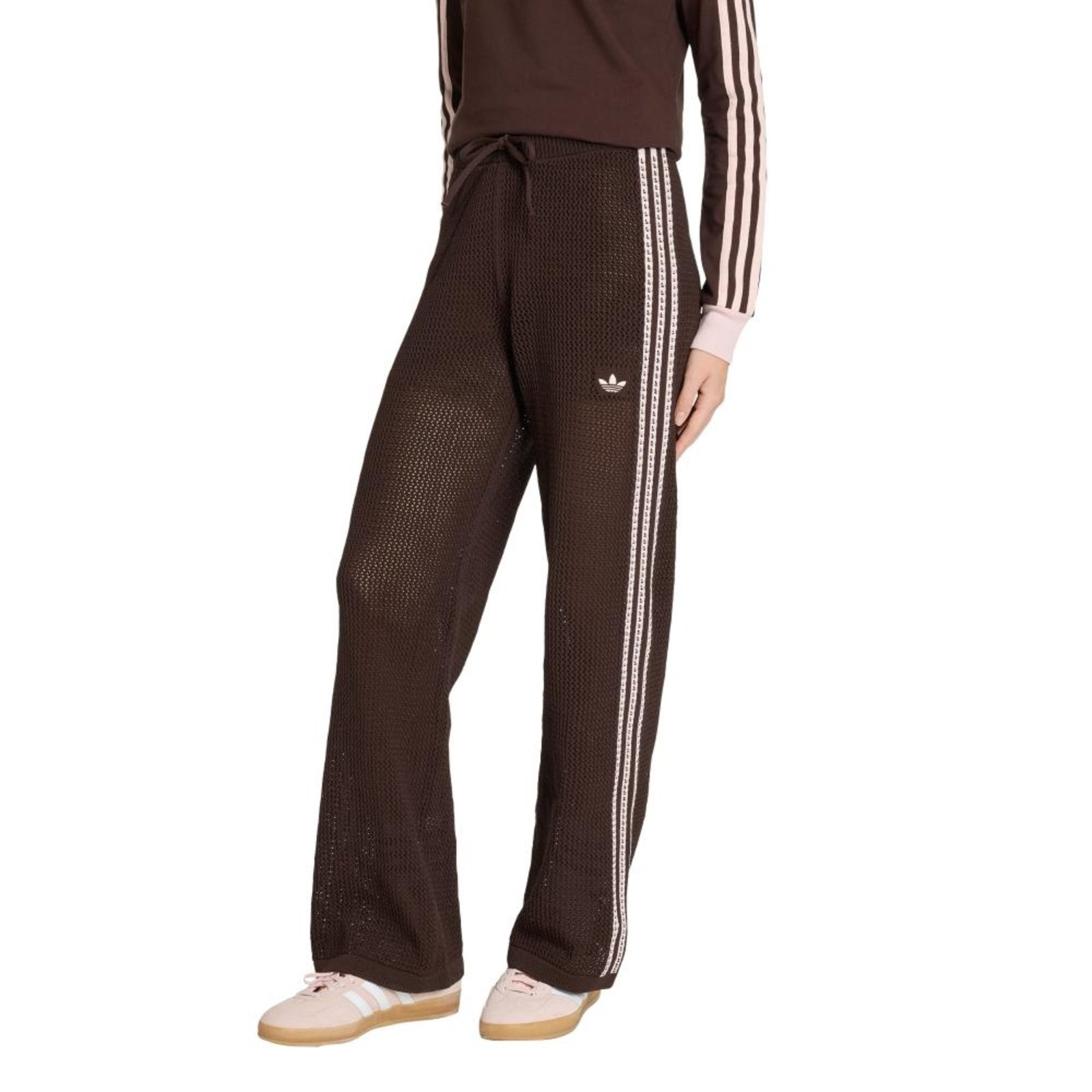 CALÇA TRICÔ ESPORTIVA FIREBIRD adidas Originals Marrom