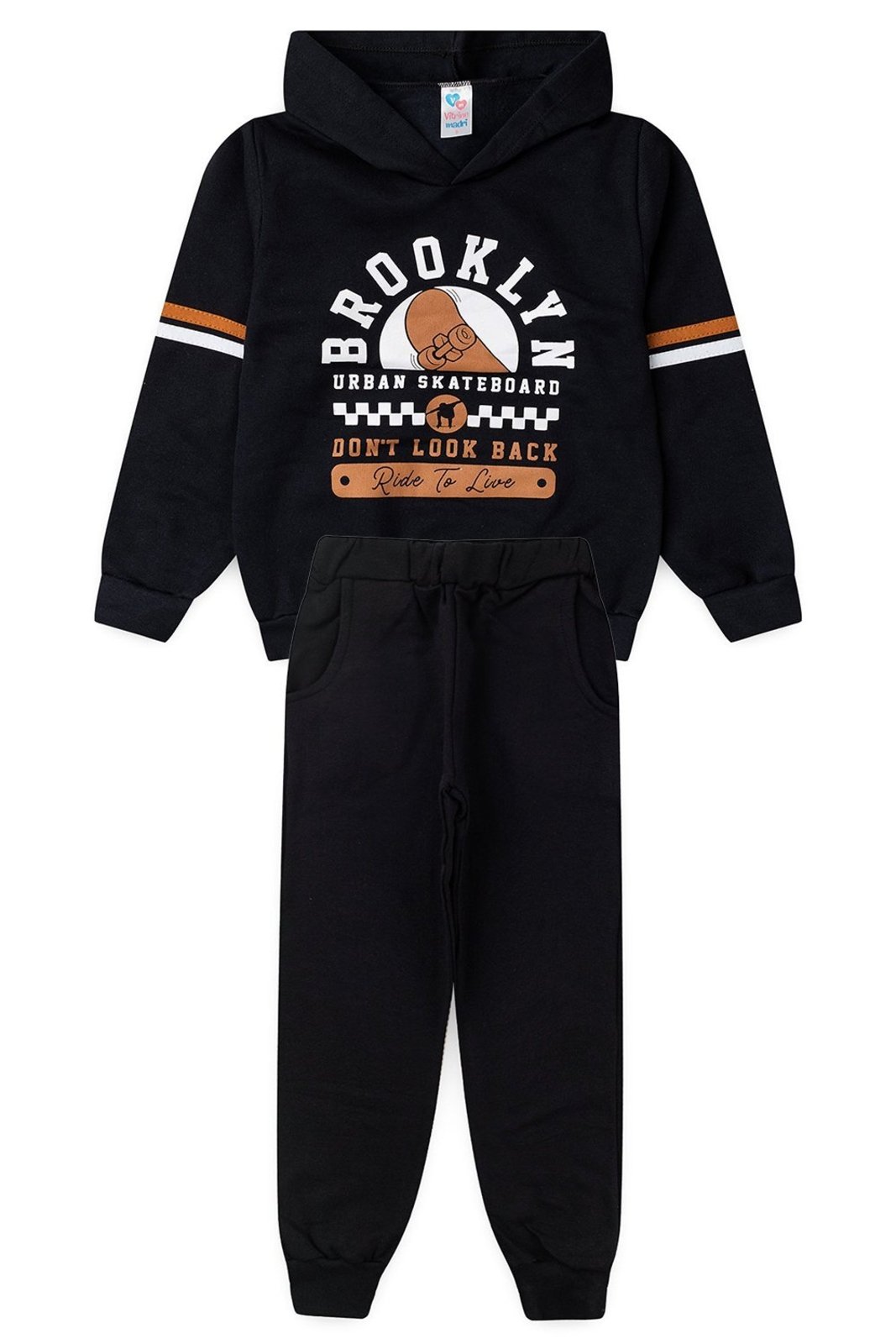 Infantil - Conjunto Moletom Menino c/ Bolso Brooklyn Urban