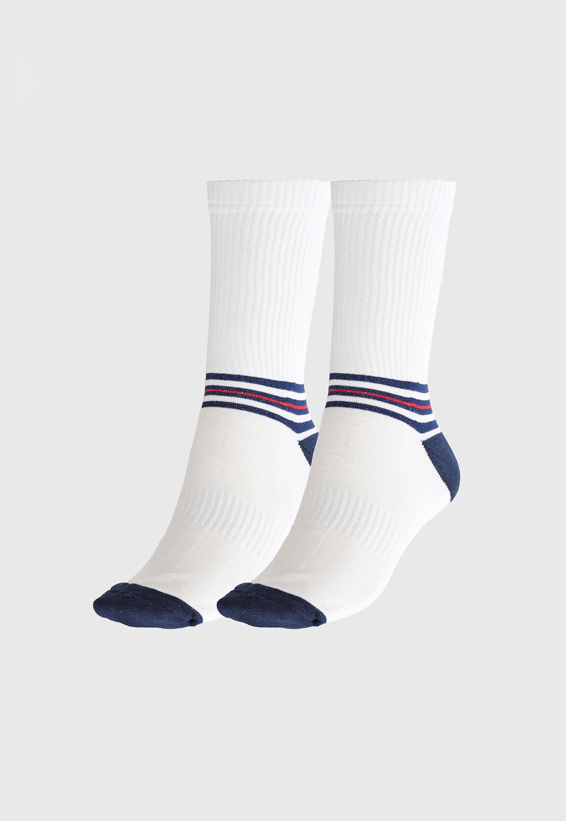 Vista 2 Meia Unissex Fila Sport Life F-Box Cano Alto Off-White off-white white Fila off-white white
