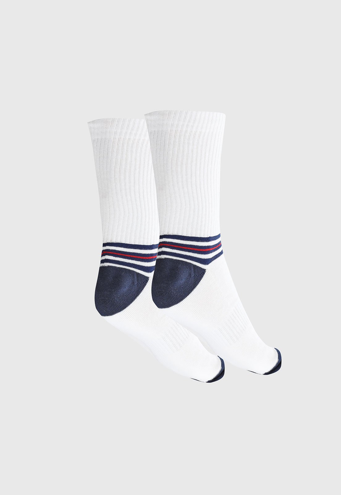 Vista 3 Meia Unissex Fila Sport Life F-Box Cano Alto Off-White off-white white Fila off-white white