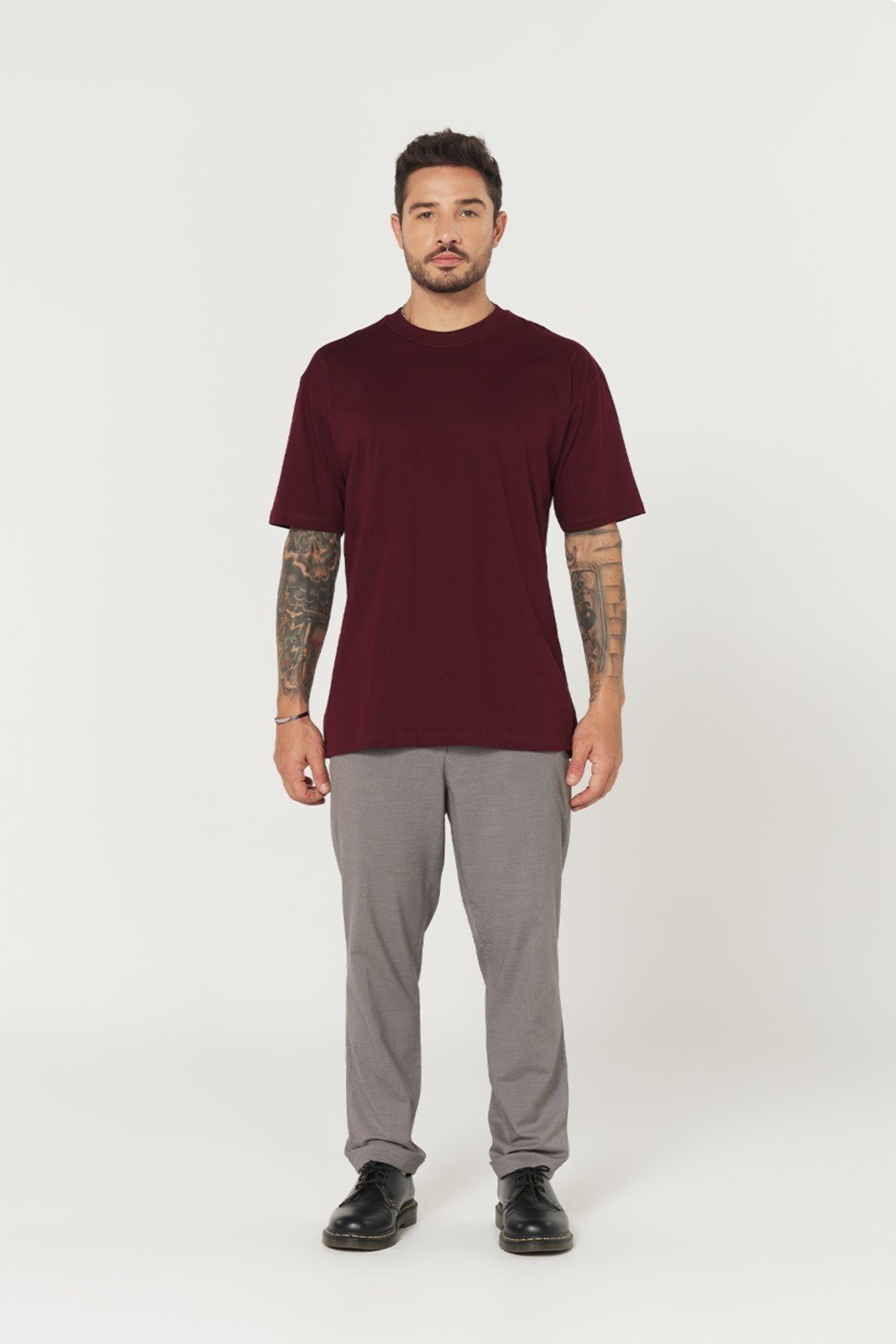 Camiseta Basic Streetwear Brunx Ind – Bordô