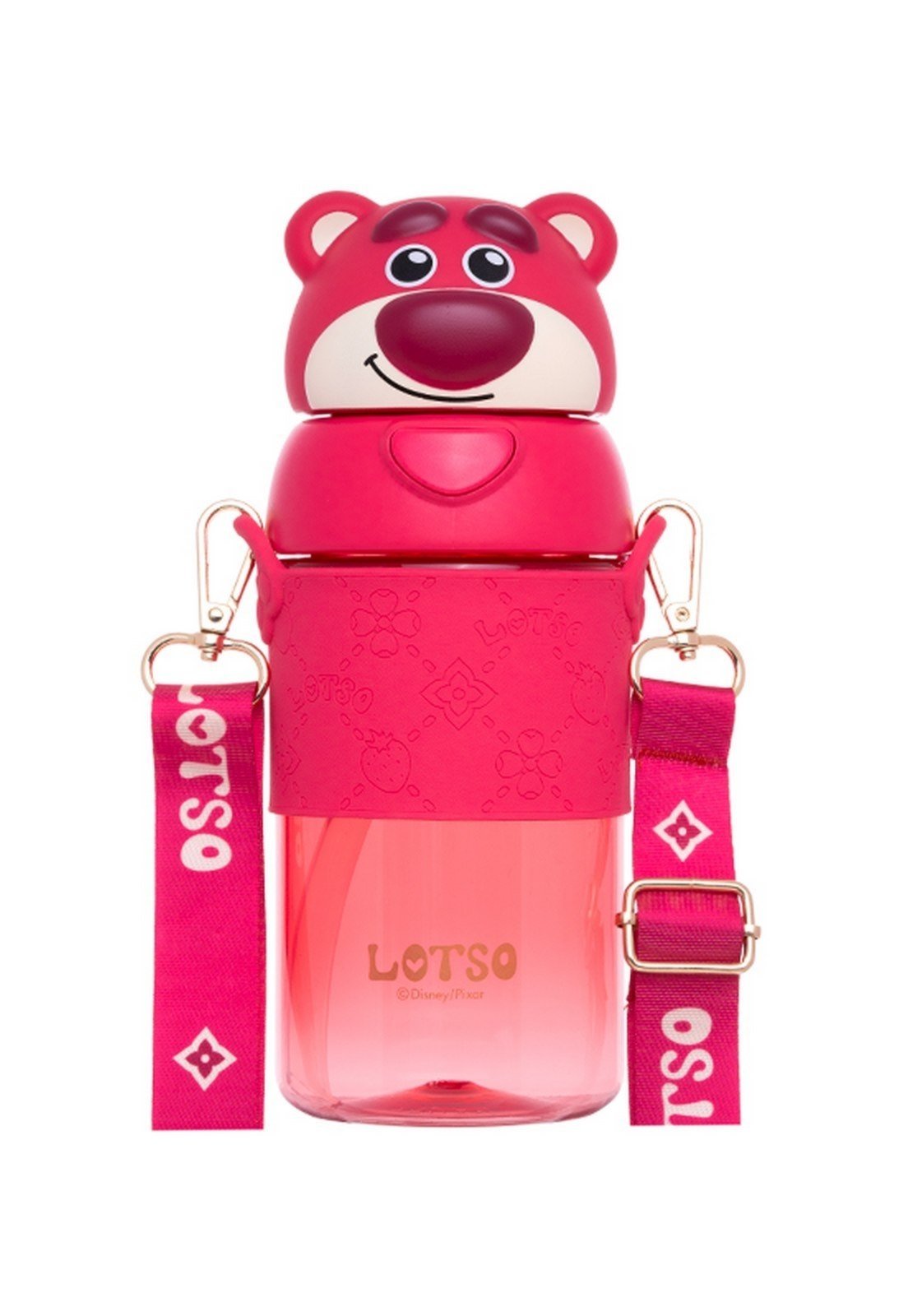 Infantil - Garrafa de Água Squeeze Lotso Toy Story 620ml Escola Passeio Resistente Disney