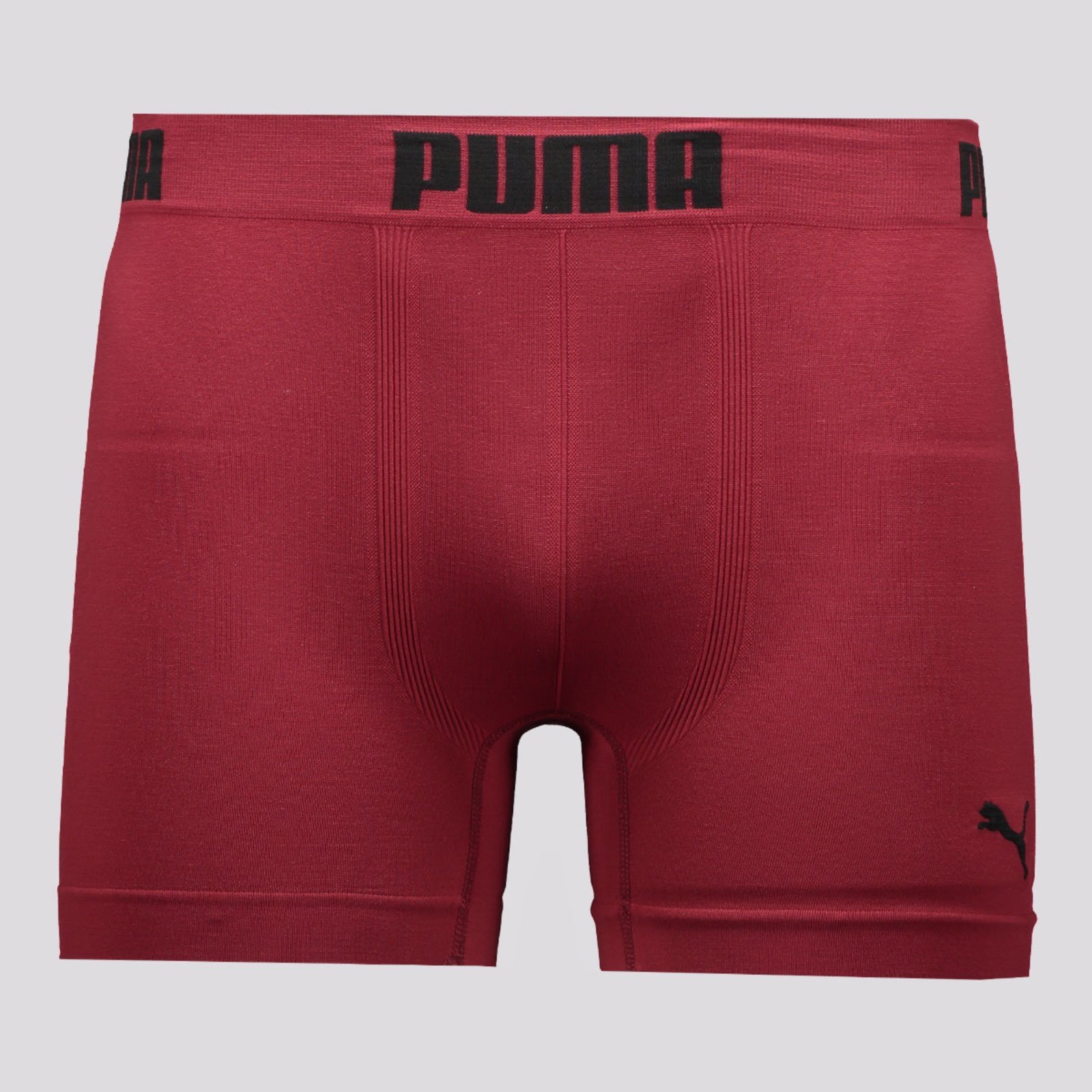 Cueca Boxer Puma Sem Costura I Bordô