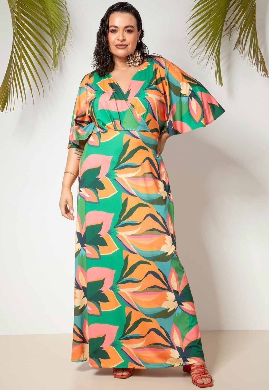 Vestido Em Malha Fria Verde Quintess