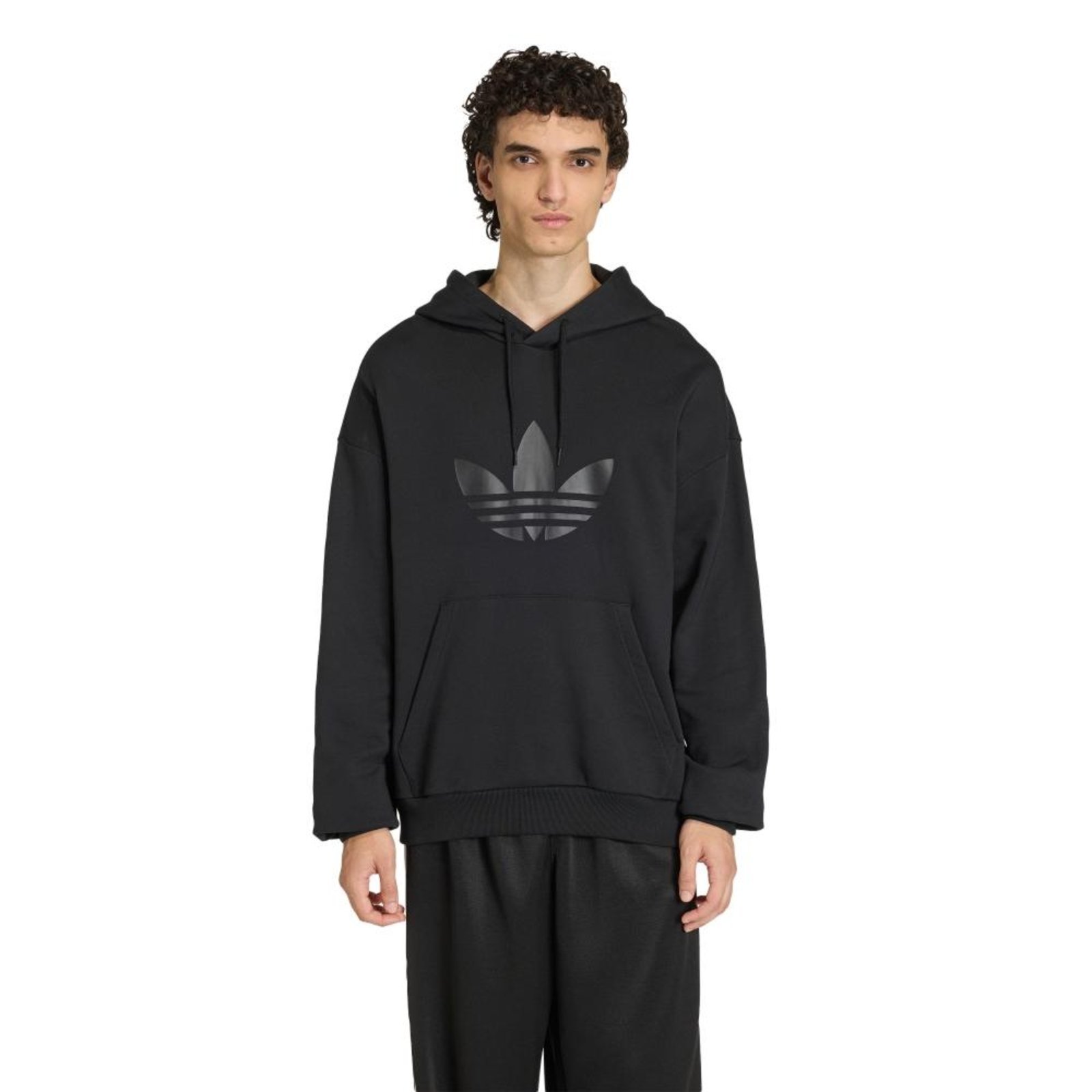BLUSA CAPUZ ADICOLOR TREFOIL adidas Originals Preto