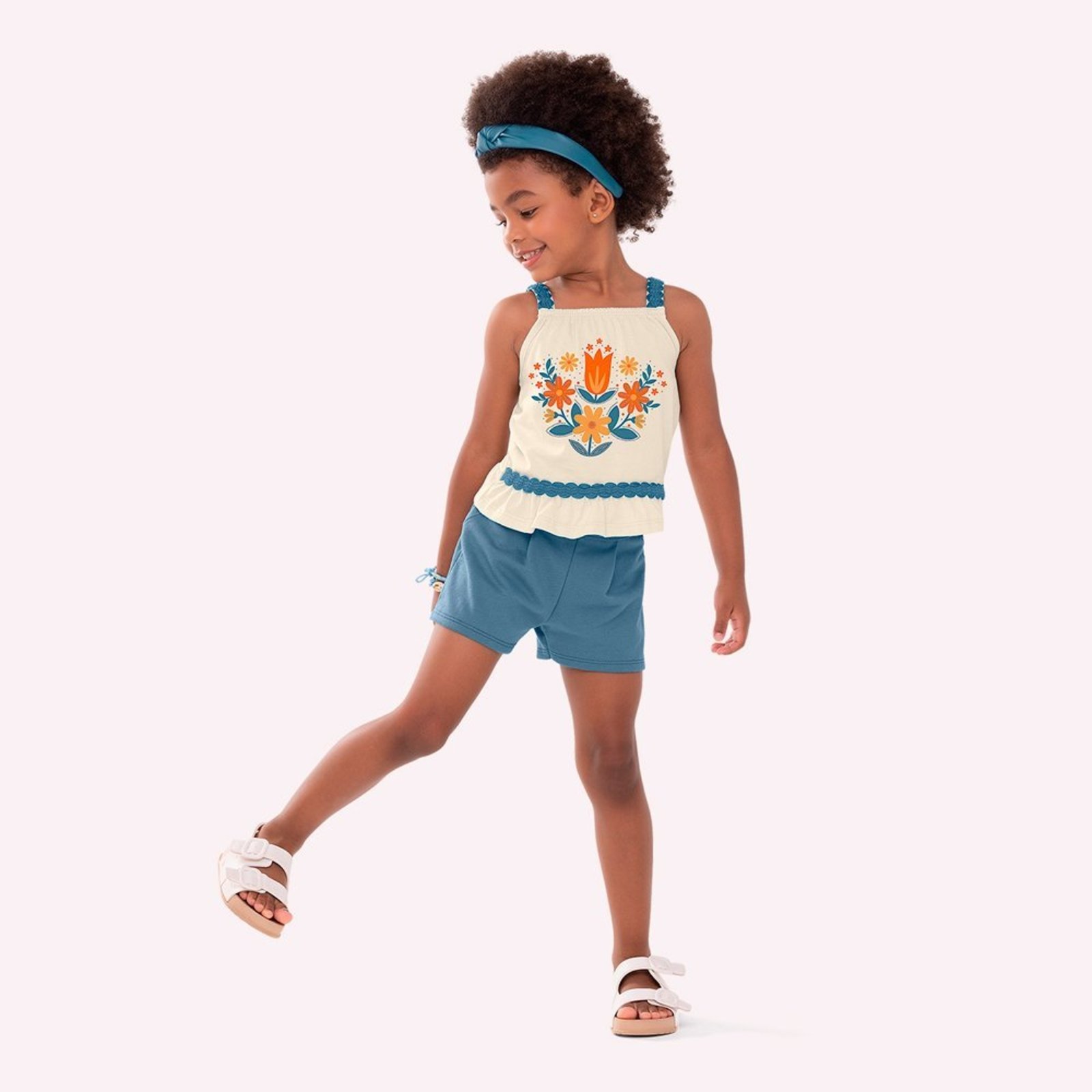 Infantil - Conjunto Menina com Strass Nanai