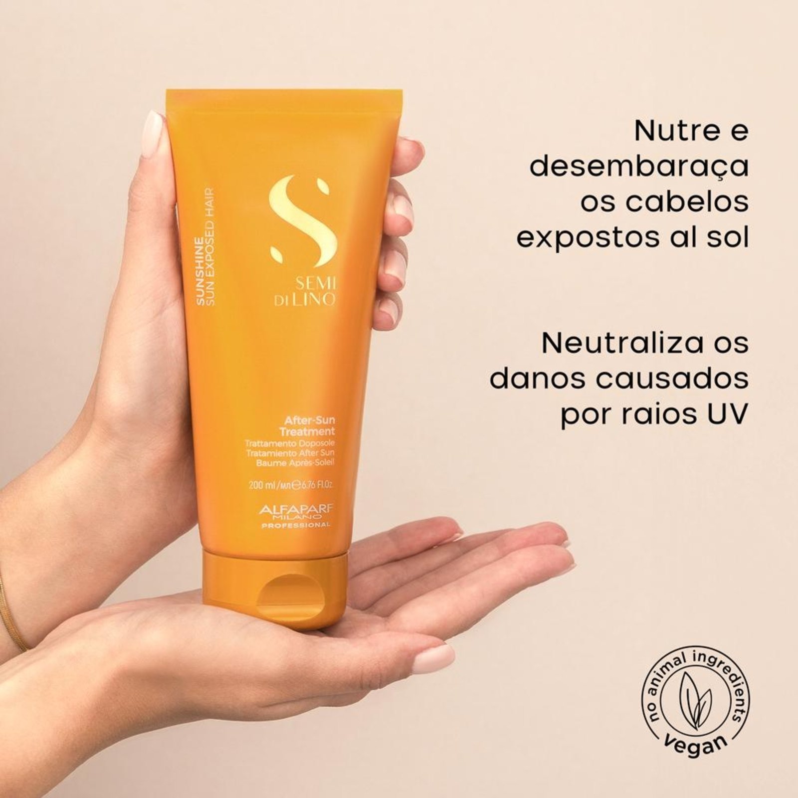 Vista 3 Alfaparf Milano Professional Semi di Lino Sunshine After Sun Treatment Leave-in 200ml incolor lino Alfaparf Milano incolor lino