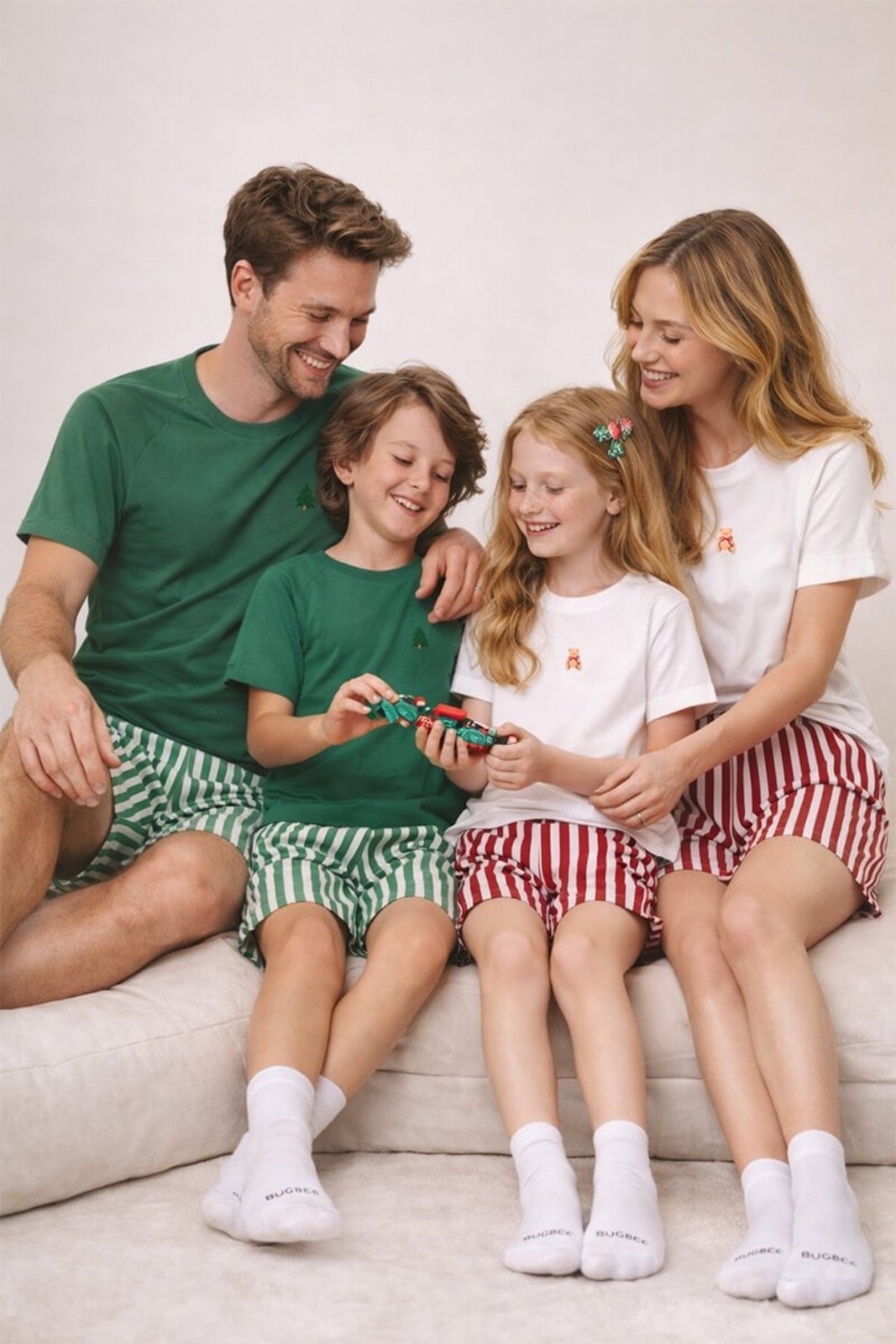 Infantil - Pijama Camiseta e Bermuda Meia Malha Adulto