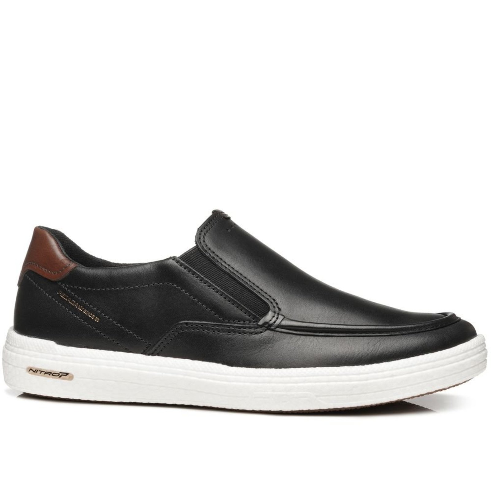 Tênis Casual Pegada Masculino em Couro Preto 112001-01 Tênis Casual Pegada Masculino em Couro Preto 112001-01 40
