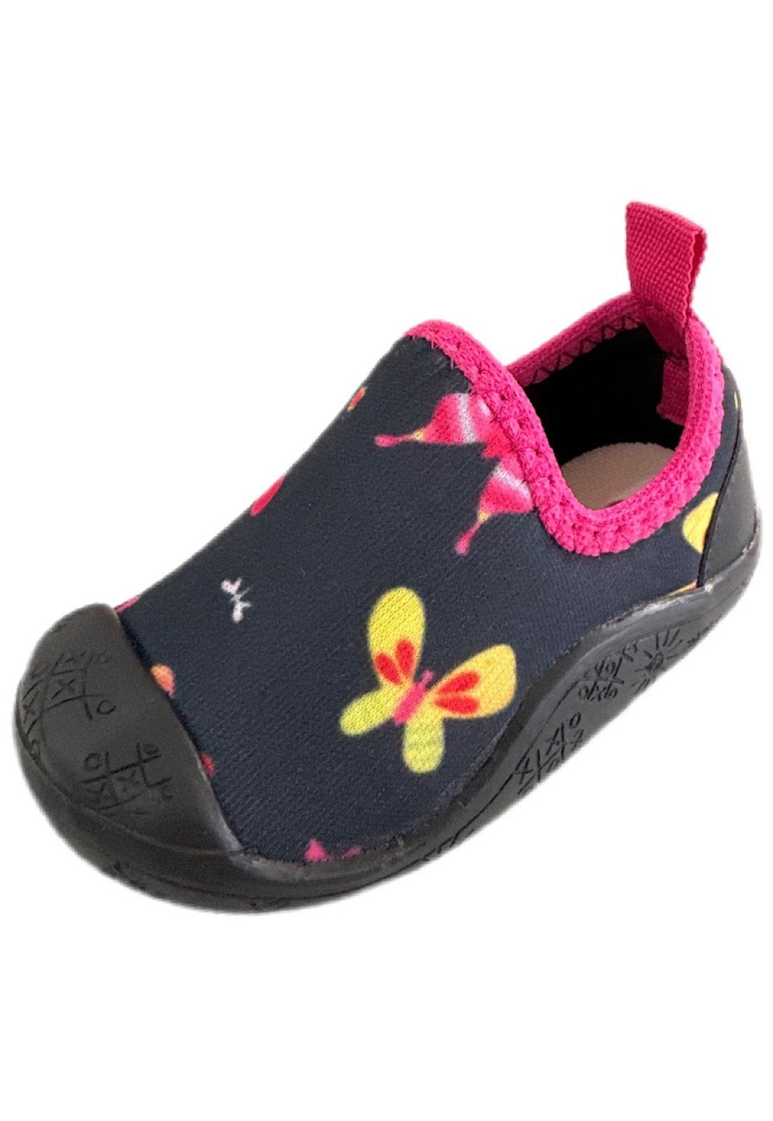Infantil – Tenis meia calce facil Solzim menina de Borboleta