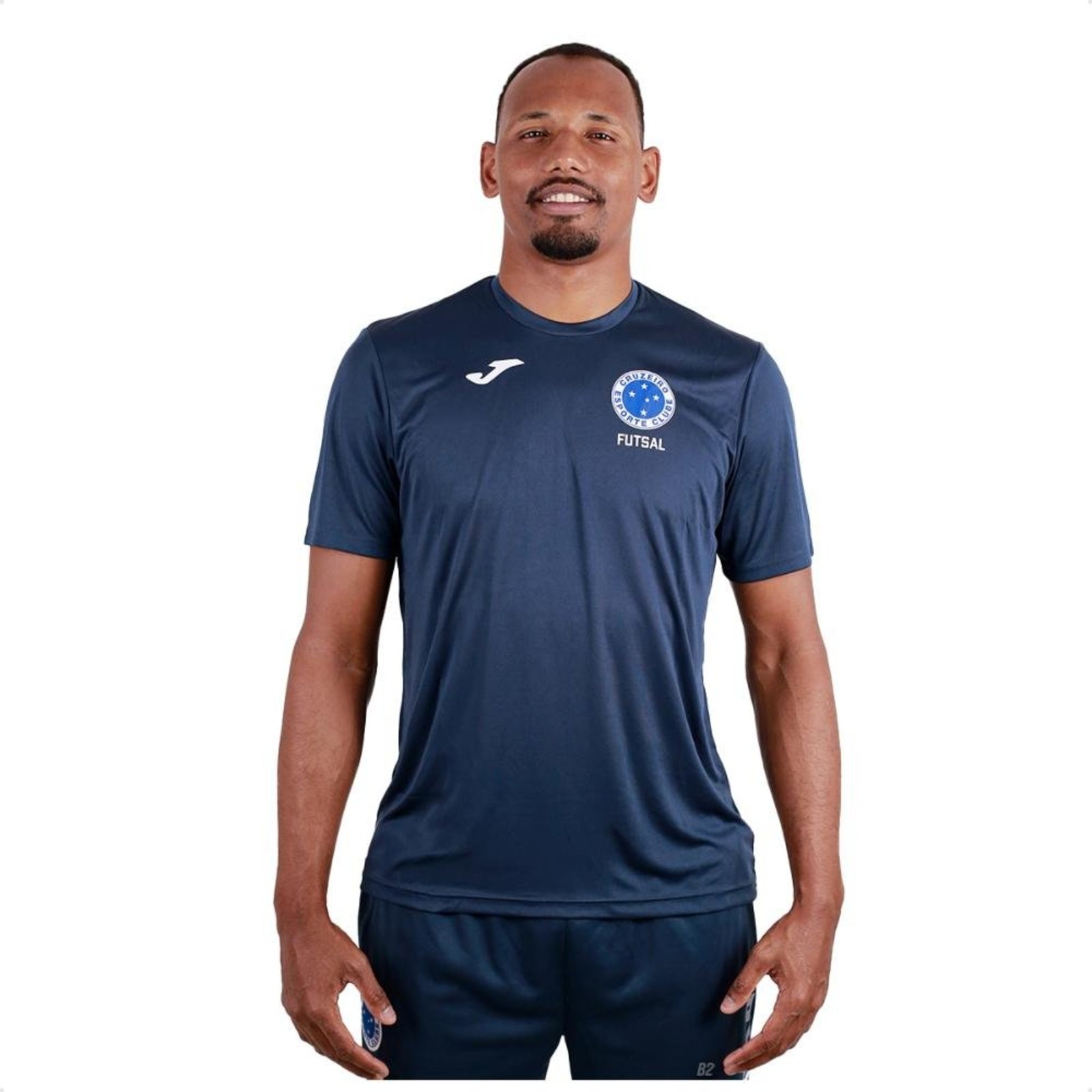 Camisa Passeio Joma Cruzeiro Futsal 24 Azul Marinho