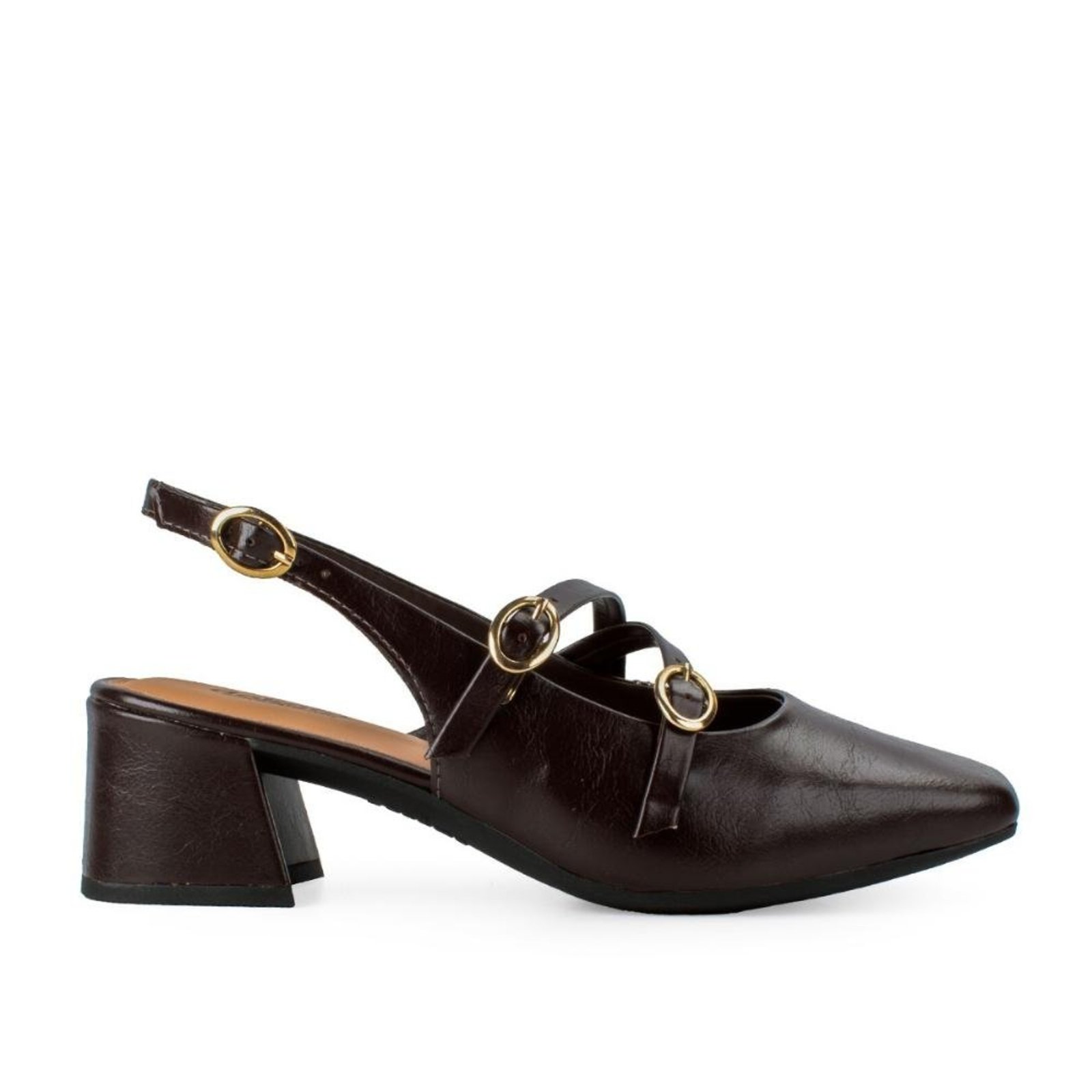 Sapato Slingback feminino Dakota D0081 Marrom