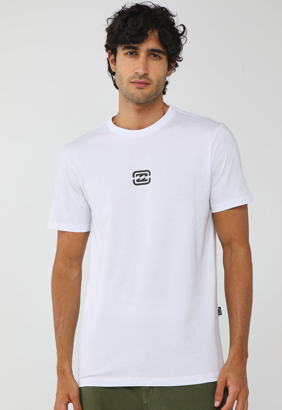 Camiseta Masculina Billabong Bracket Wave Branca