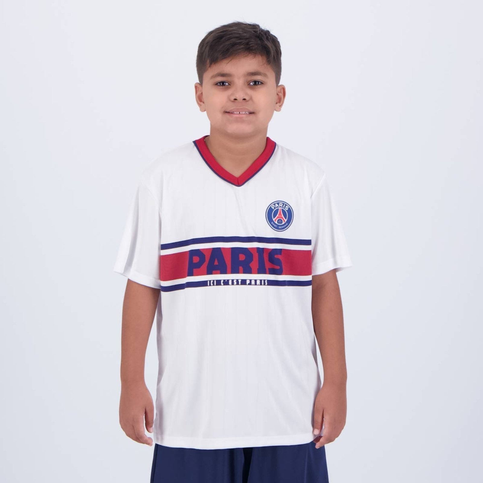 Vista 2 Camisa PSG Wit Branca braziline branco wit braziline branco wit