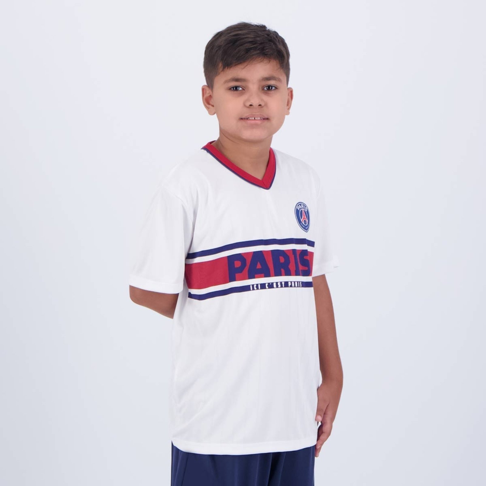 Vista 3 Camisa PSG Wit Branca braziline branco wit braziline branco wit