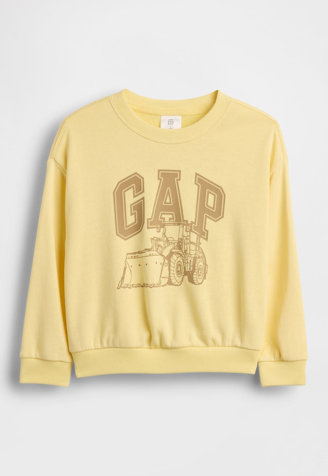 Blusa de Moletom GAP Máquina de Construção Amarela