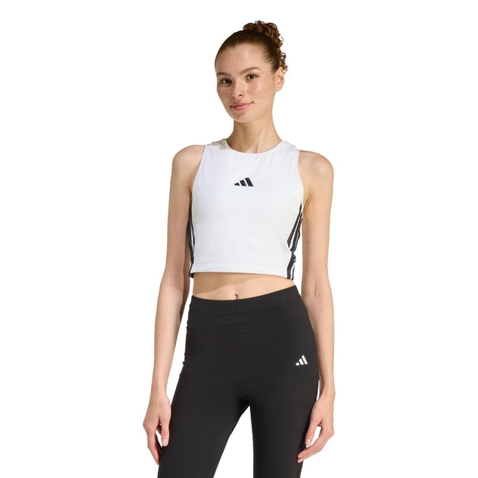 REGATA ACOLCHOADA ESSENTIALS TRÊS LISTRAS adidas Sportswear Branco