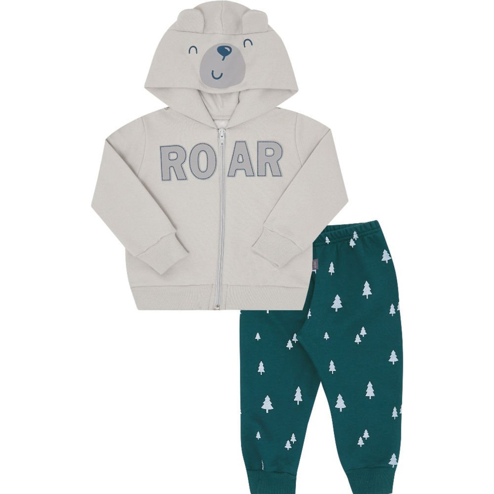 Infantil - Conjunto Menino - Cinza - 49564-354