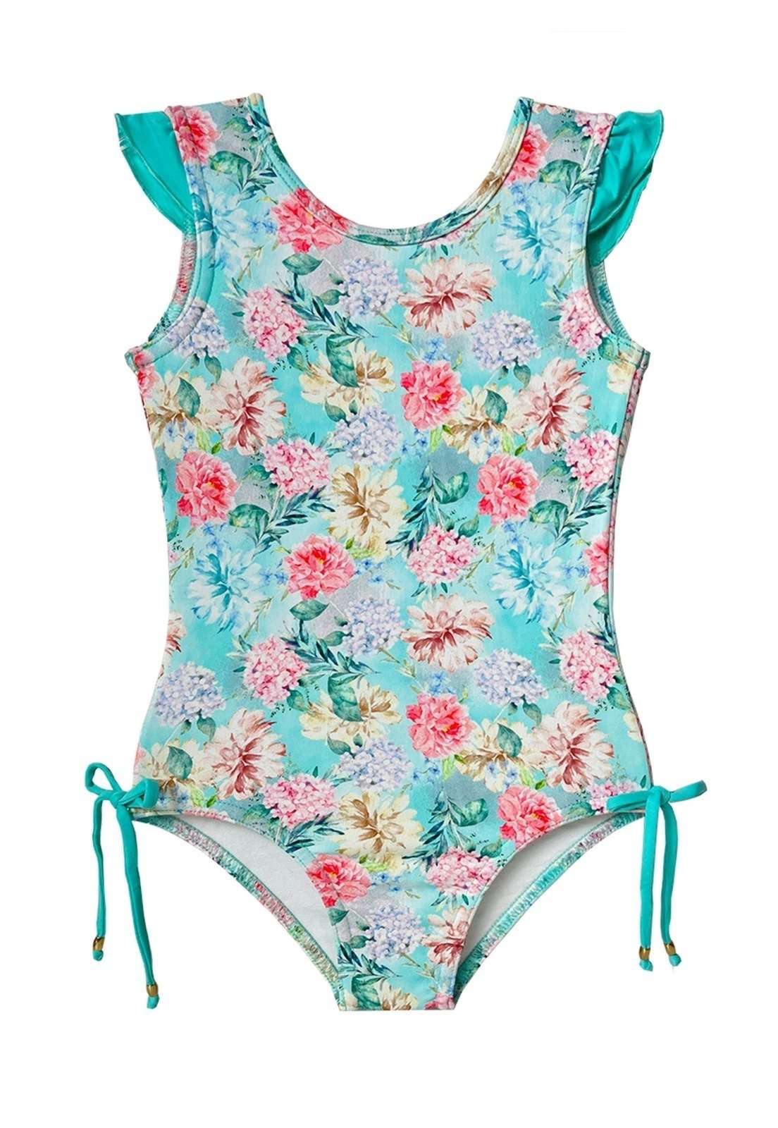 Maiô Metida Moça com Babado Estampado