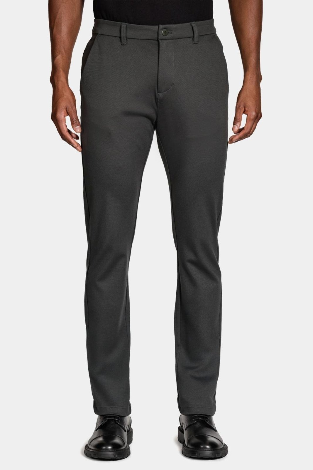 Calça Aramis Chino Slim Knit Conforto Verde