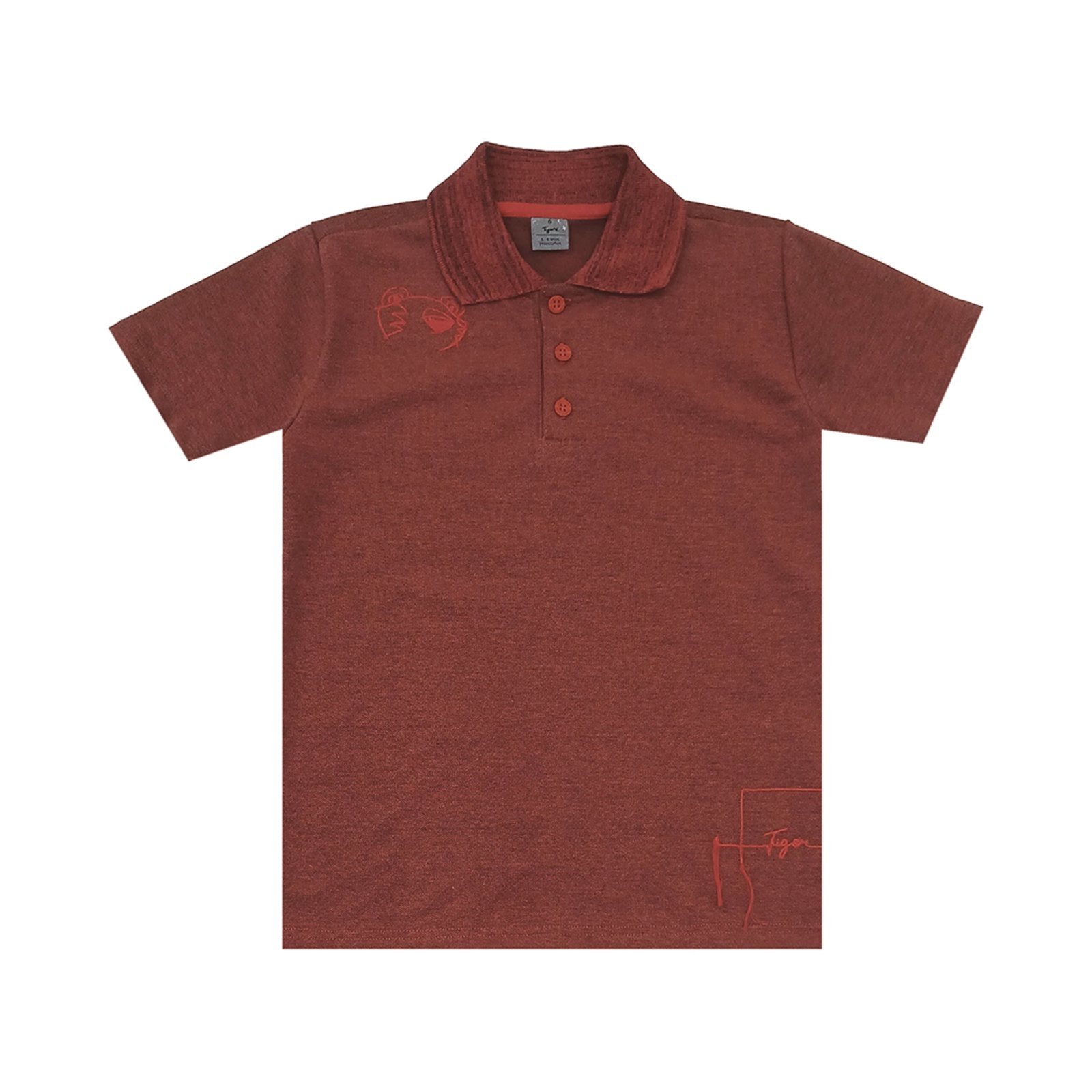 Infantil - Camisa Polo Masculina Tigor T. Tigre