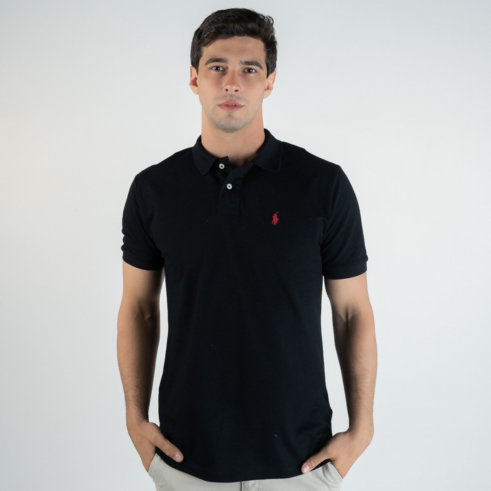 Camisa Polo RL Preta