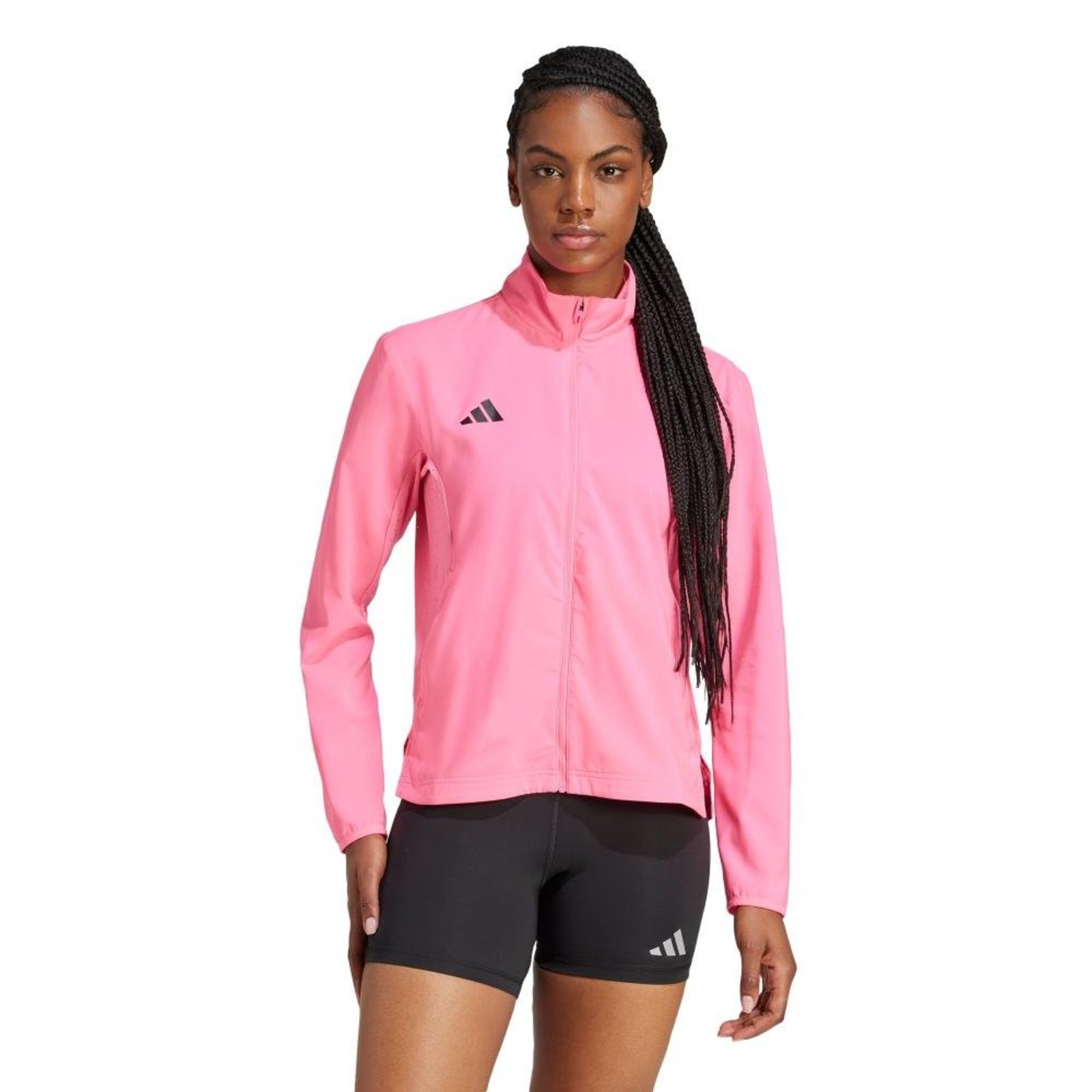 Jaqueta Corrida Adizero Essentials adidas Performance Rosa