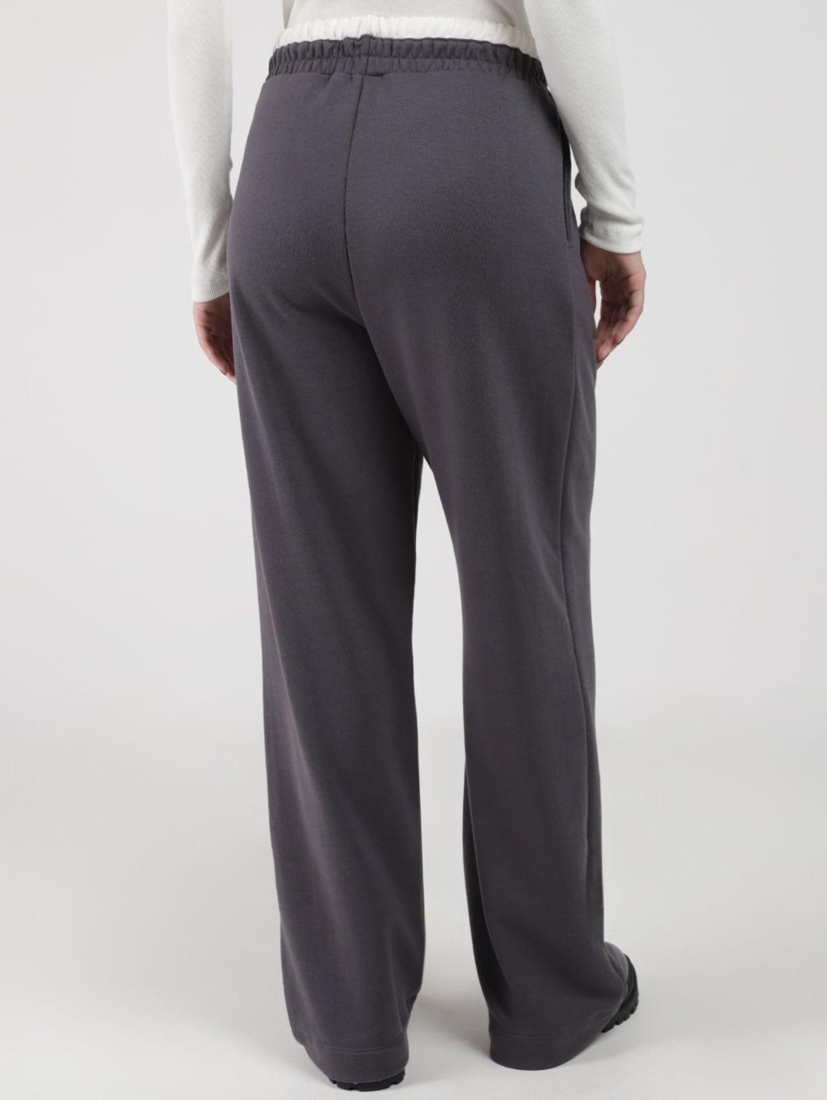 Vista 3 Calça Moletom Wide Leg Autentique Feminina cinza Autentique cinza