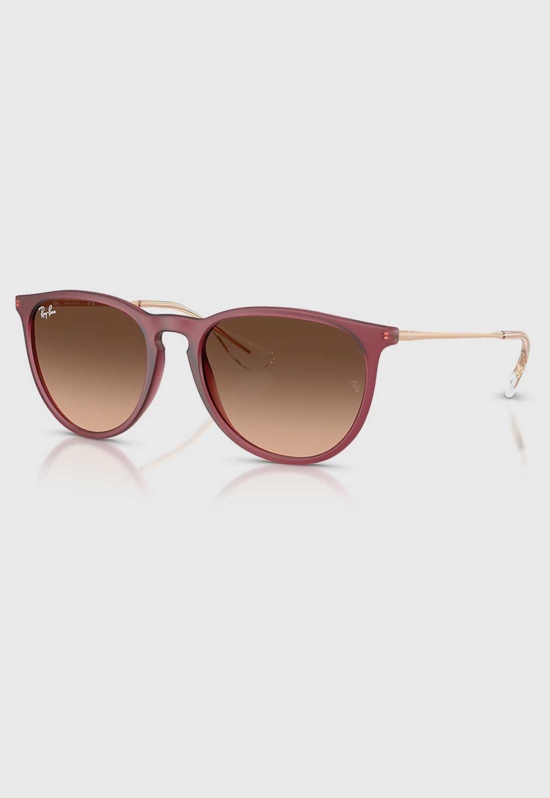 Vista 2 Óculos Feminino Ray-Ban Erika RB4171 Translúcido vinho Ray-Ban vinho
