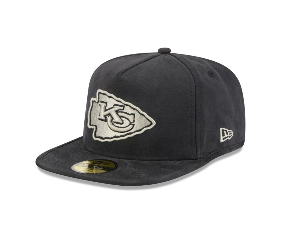 Bone New Era 59FIFTY A-Frame Kansas City Chiefs NFL Preto