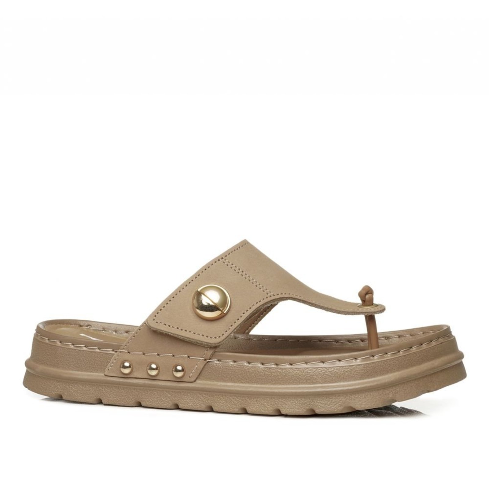 Chinelo Pegada Feminino em Couro Castor 234702-07 Chinelo Pegada Feminino em Couro Castor 234702-07 38