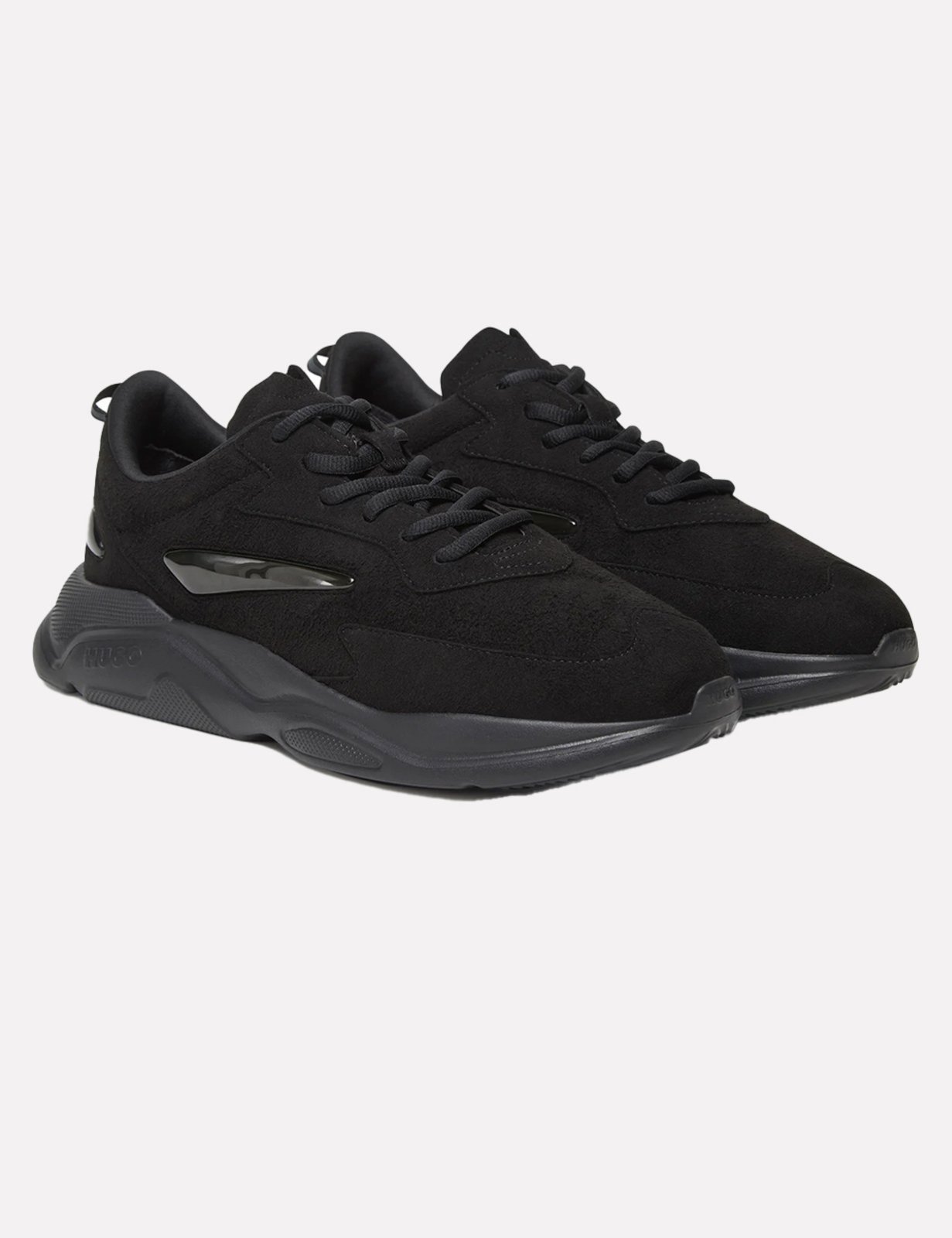 Vista 3 Tênis Hugo Boss Masculino Leon Runn Mfbb preto Hugo Boss preto
