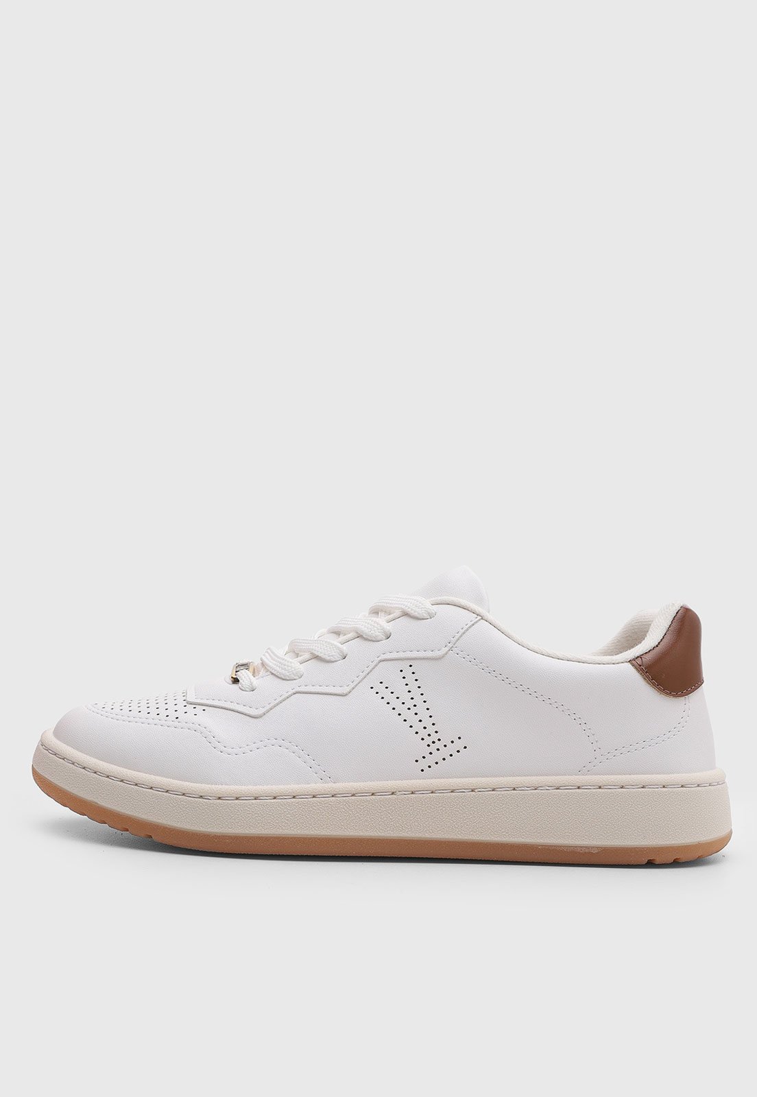 Tênis Feminino Vizzano Bico Redondo Branco